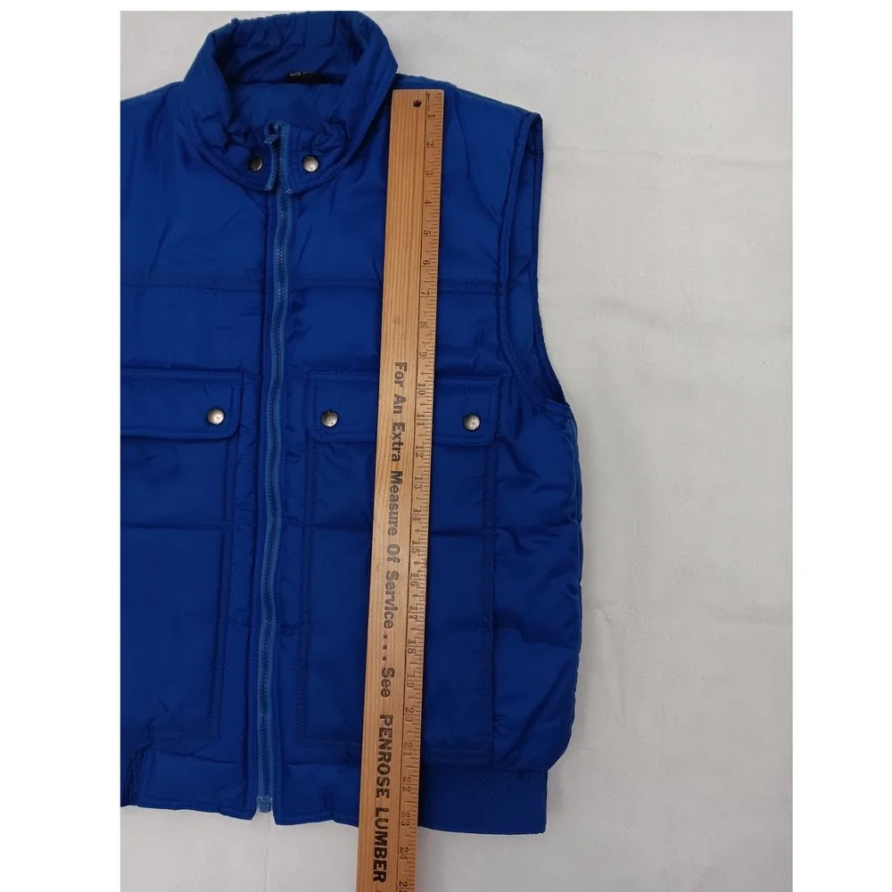 Ozark‎ Trail Royal Blue Puffer Vest Quilted Sleeveless Jacket Men's Medium